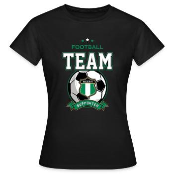 Nigéria - T-shirt Femme - noir - Devant - AI Model Female 172 dark (172cm)