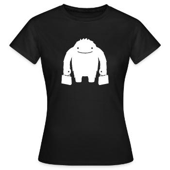 monstre - T-shirt Femme - noir - Devant - AI Model Female 172 dark (172cm)