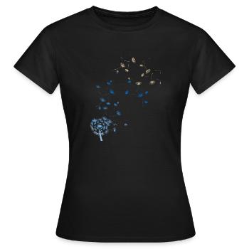 Pissenlit pissenlit - T-shirt Femme - noir - Devant - AI Model Female 172 dark (172cm)