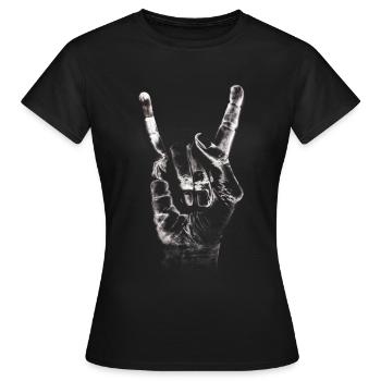 Rock and Roll - T-shirt Femme - noir - Devant - AI Model Female 172 dark (172cm)