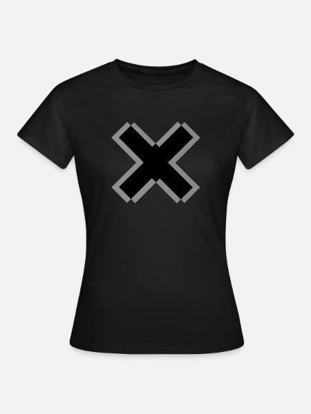 GRAU - Frauen T-Shirt - Schwarz