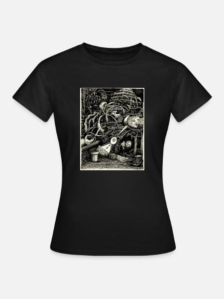 Tuin van waanzin - Vrouwen T-shirt - zwart