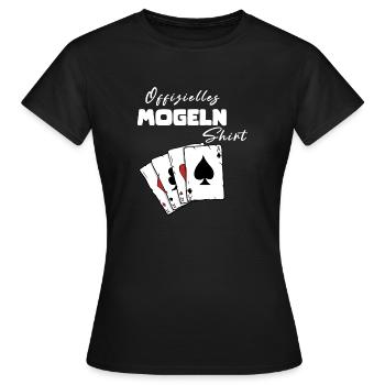 Cheating Official Shirt - Women's T-Shirt - black - Front - AI Model Female 172 dark (172cm)