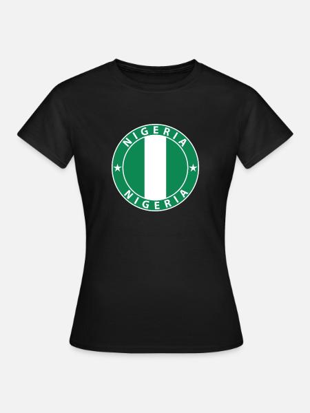 Nigeria - Frauen T-Shirt - Schwarz