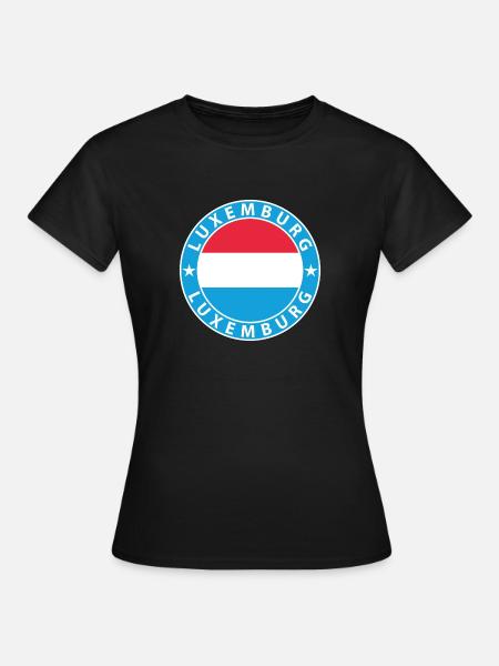 Luxemburg - Frauen T-Shirt - Schwarz