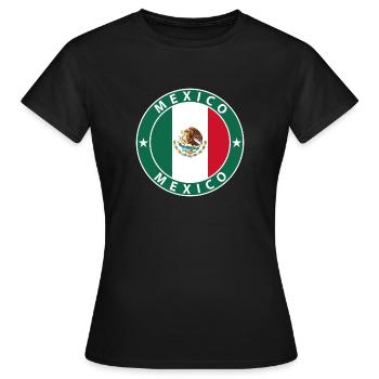 Mexique - T-shirt Femme - noir - Devant - AI Model Female 172 dark (172cm)
