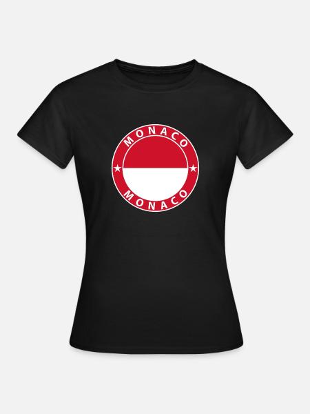 Monaco - Frauen T-Shirt - Schwarz