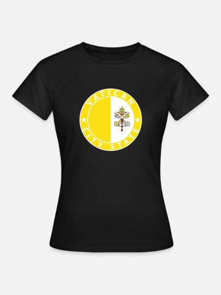 Vatikan - Frauen T-Shirt - Schwarz