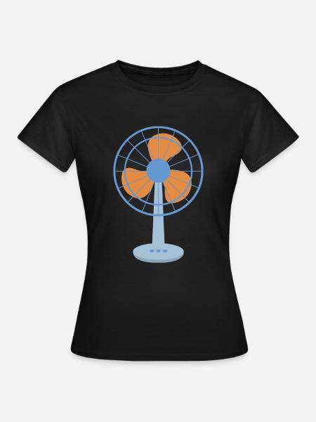 Ventilator - Frauen T-Shirt - Schwarz