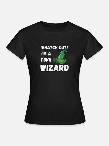 Wizard - Frauen T-Shirt - Schwarz