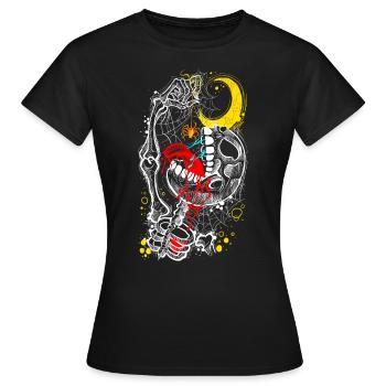 Gothic - Women's T-Shirt - black - Front - AI Model Female 172 dark (172cm)