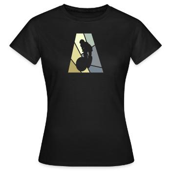 BMX Trail - Frauen T-Shirt - Schwarz - Vorne - AI Model Female 172 dark (172cm)