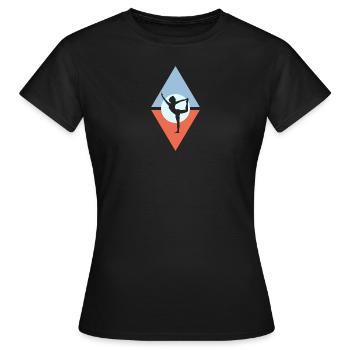 Mantra Yoga Mantra - T-shirt Femme - noir - Devant - AI Model Female 172 dark (172cm)