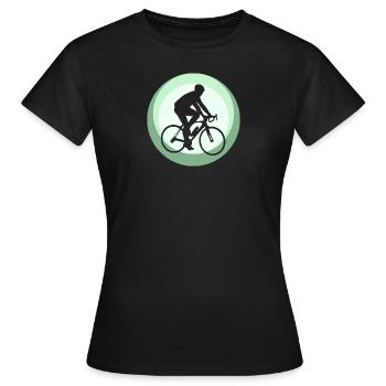 Bicycle Bike Tour - Women's T-Shirt - black - Front - AI Model Female 172 dark (172cm)
