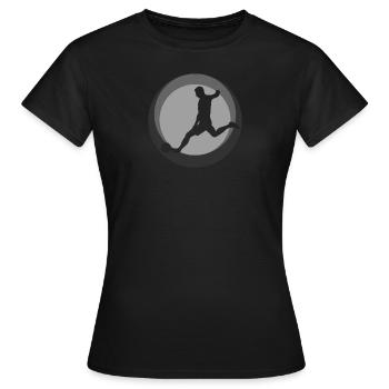 Soccer Soccer - Women's T-Shirt - black - Front - AI Model Female 172 dark (172cm)