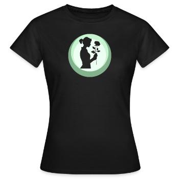 Florist Floristry - Women's T-Shirt - black - Front - AI Model Female 172 dark (172cm)