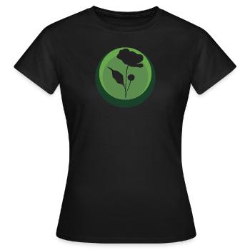 Floristry Florist - Women's T-Shirt - black - Front - AI Model Female 172 dark (172cm)
