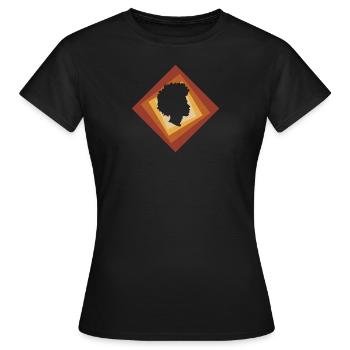 Afro Soul Beat - Women's T-Shirt - black - Front - AI Model Female 172 dark (172cm)