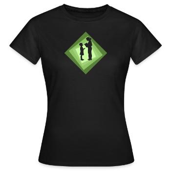 Grundschullehrer Lehrer Volksschule - Frauen T-Shirt - Schwarz - Vorne - AI Model Female 172 dark (172cm)