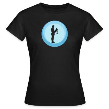 Anwalt Versicherung Behandlung - Frauen T-Shirt - Schwarz - Vorne - AI Model Female 172 dark (172cm)