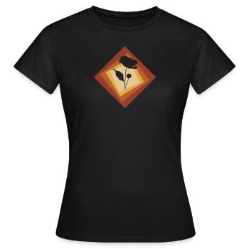 Florist Blumenstrau - Frauen T-Shirt - Schwarz - Vorne - AI Model Female 172 dark (172cm)