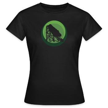 Grande roue de carnaval Lukas - T-shirt Femme - noir - Devant - AI Model Female 172 dark (172cm)
