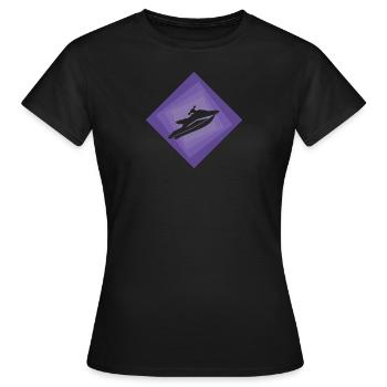 Jet Ski Wakeskate Ski nautique - T-shirt Femme - noir - Devant - AI Model Female 172 dark (172cm)