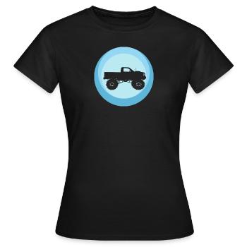 Monster Truck Véhicules tout-terrain tout-terrain - T-shirt Femme - noir - Devant - AI Model Female 172 dark (172cm)