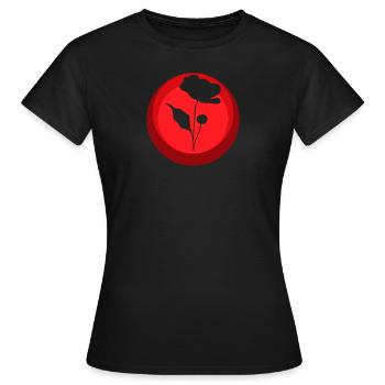 Fleuriste Flower Power Horticulture - T-shirt Femme - noir - Devant - AI Model Female 172 dark (172cm)