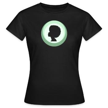 Soul Groove Afro - Frauen T-Shirt - Schwarz - Vorne - AI Model Female 172 dark (172cm)