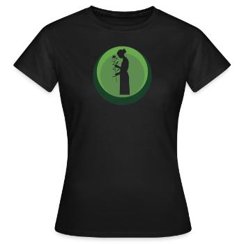 Florist Gießkanne Hobbygärtner - Frauen T-Shirt - Schwarz - Vorne - AI Model Female 172 dark (172cm)