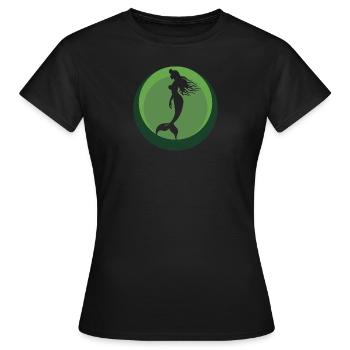 Créature mythique Marina - T-shirt Femme - noir - Devant - AI Model Female 172 dark (172cm)