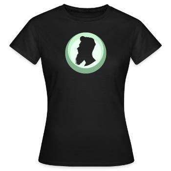 Bart Gentleman - Frauen T-Shirt - Schwarz - Vorne - AI Model Female 172 dark (172cm)