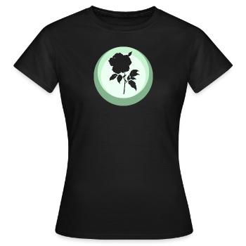 Florist Garten - Frauen T-Shirt - Schwarz - Vorne - AI Model Female 172 dark (172cm)
