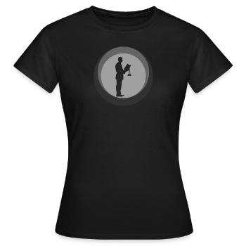 Gericht Behandlung Richter - Frauen T-Shirt - Schwarz - Vorne - AI Model Female 172 dark (172cm)
