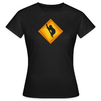 Lazy Rest Fatigue - Women's T-Shirt - black - Front - AI Model Female 172 dark (172cm)