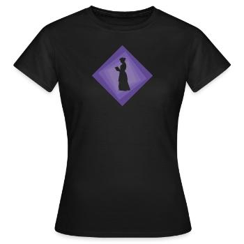 Lesen Bildung Writing - Frauen T-Shirt - Schwarz - Vorne - AI Model Female 172 dark (172cm)