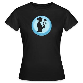Floristik Hobbygärtner Gartenbau - Frauen T-Shirt - Schwarz - Vorne - AI Model Female 172 dark (172cm)