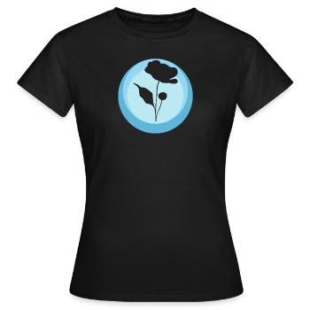 Floristik Blumenstrau Hobbygärtner - Frauen T-Shirt - Schwarz - Vorne - AI Model Female 172 dark (172cm)