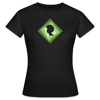 Afro Beat Groove - Women's T-Shirt - black - Front - AI Model Female 172 dark (172cm)