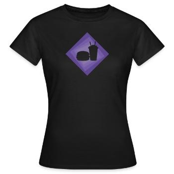 Camions de restauration rapide - T-shirt Femme - noir - Devant - AI Model Female 172 dark (172cm)