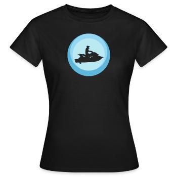 Wassersport Jet Ski - Frauen T-Shirt - Schwarz - Vorne - AI Model Female 172 dark (172cm)