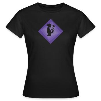Arrosoir de fleuriste - T-shirt Femme - noir - Devant - AI Model Female 172 dark (172cm)
