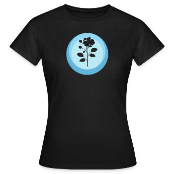 Fleuriste Flower Power - T-shirt Femme - noir - Devant - AI Model Female 172 dark (172cm)