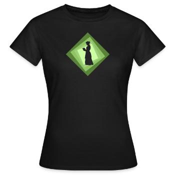 Éducation à la lecture - T-shirt Femme - noir - Devant - AI Model Female 172 dark (172cm)