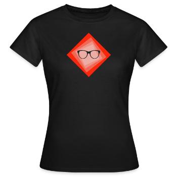 Auteur de roman Bookworm - T-shirt Femme - noir - Devant - AI Model Female 172 dark (172cm)