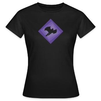 Wingsuit Fliegen Stuntman Gleiten - Frauen T-Shirt - Schwarz - Vorne - AI Model Female 172 dark (172cm)