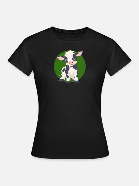 Vache Vaches - T-shirt Femme - noir