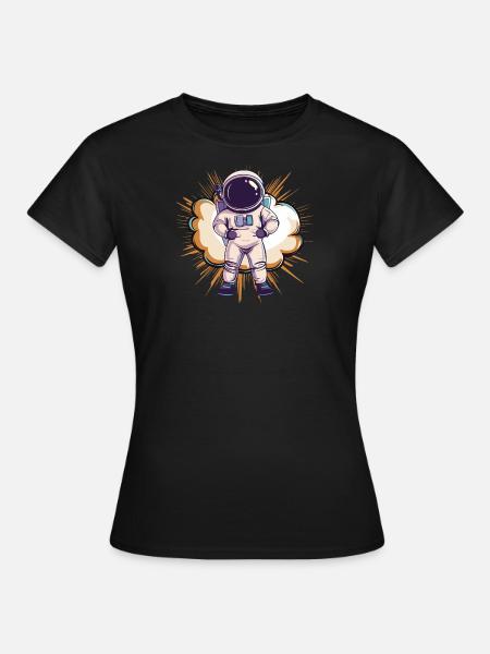 Astronaute Astronaute Astronaute Espace - T-shirt Femme - noir