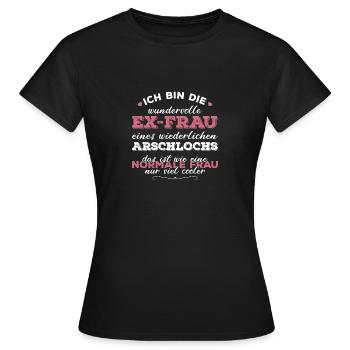 Scheidung Scheidungsparty Geschieden Lustiges - Frauen T-Shirt - Schwarz - Vorne - AI Model Female 172 dark (172cm)